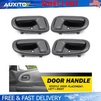 Set of 2 Interior Door Handles for Geo Prizm Toyota Corolla (1993–1997) Gray