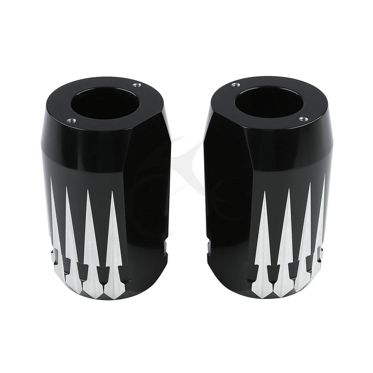 Aluminum Upper Fork Slider Covers for Harley Street Glide Road King (1984–2013)