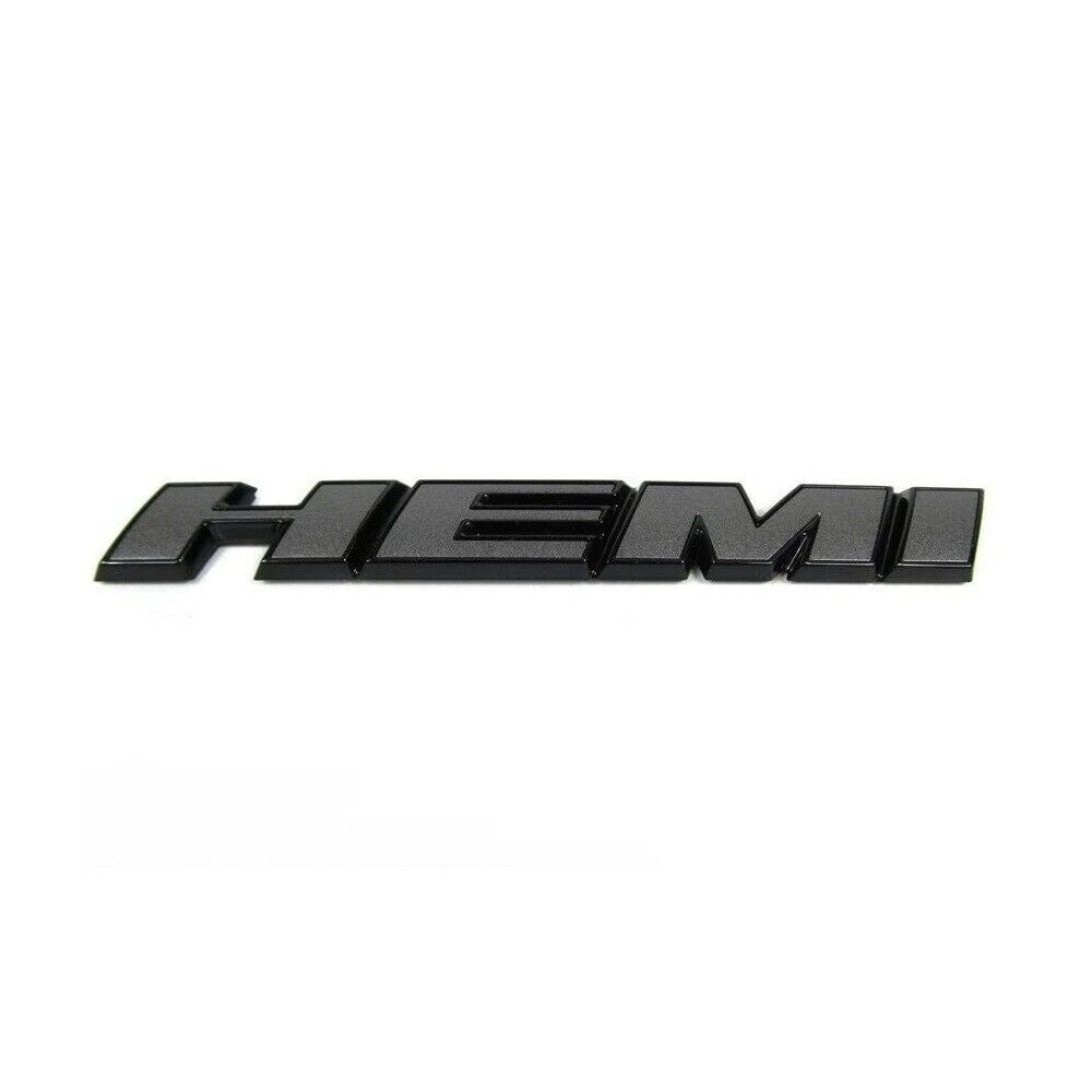 Mopar Black Hemi Emblem Badge for Dodge Challenger (2015–2023)