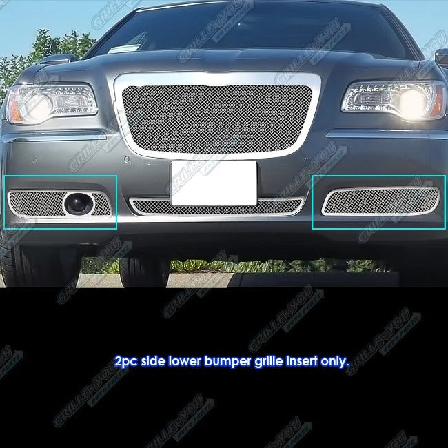 Fog Light Cover Grille Insert for Chrysler 300/300C (2011–2014)