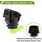 Set of 1 Windshield Washer Nozzle w/ Hose Connector for Dodge  No.68269108AA