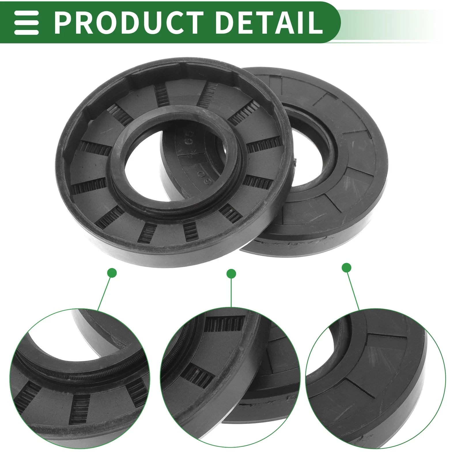 Set of 5 Oil Seal Rotary Shaft Seal NBR Rubber 30x65x10mm