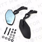 Black Rearview Side Mirrors for Harley Davidson Street Bike