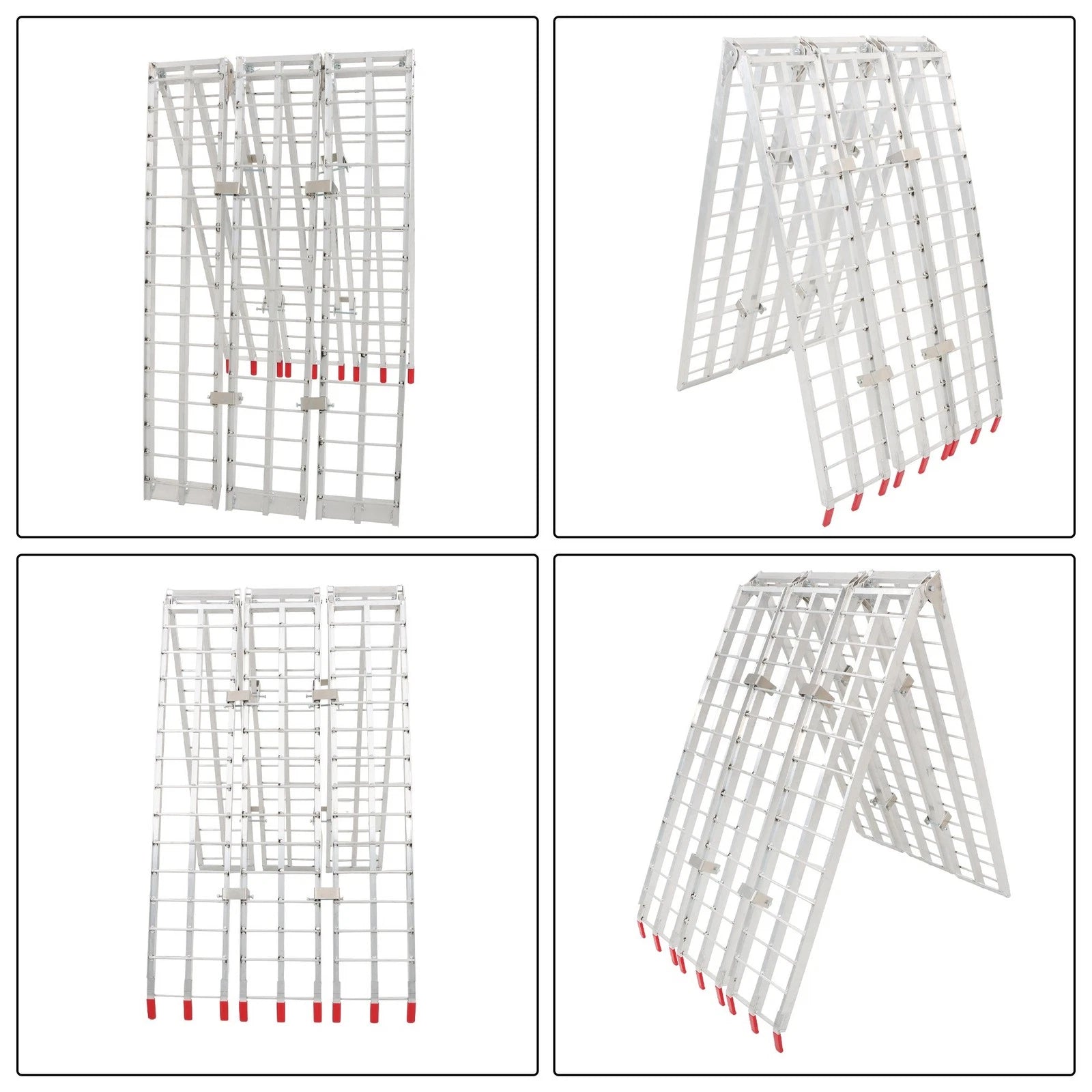 Aluminum Arched Motorcycle Loading Ramp 120" x 38" (1500 lbs Capacity)