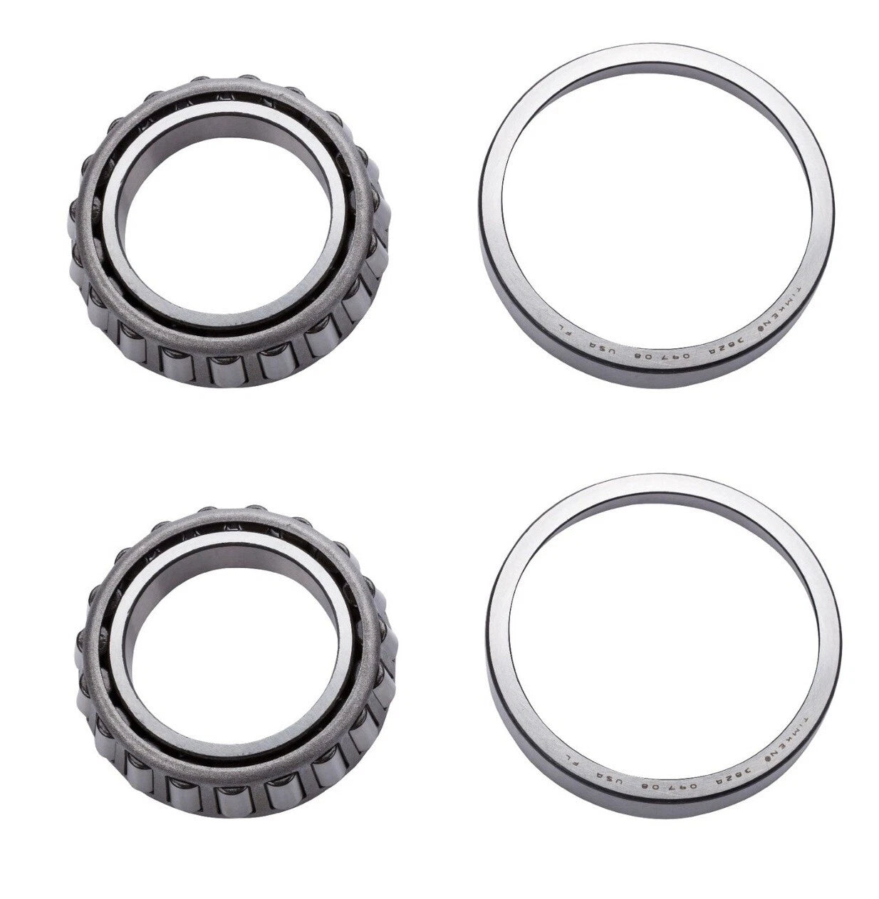 Set of 2 Rear Differential Bearings for Chevy GMC Sierra 2500