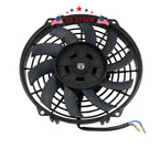 9" Electric Radiator Cooling Fan Mount Kit for Universal Fit (12V)