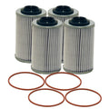Set of 4 Wix 57090XP Engine Oil Filters for (Metal Canister)