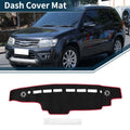 Dashboard Cover Mat for Suzuki Every DA17W DA17V (2015–2023) Black Red