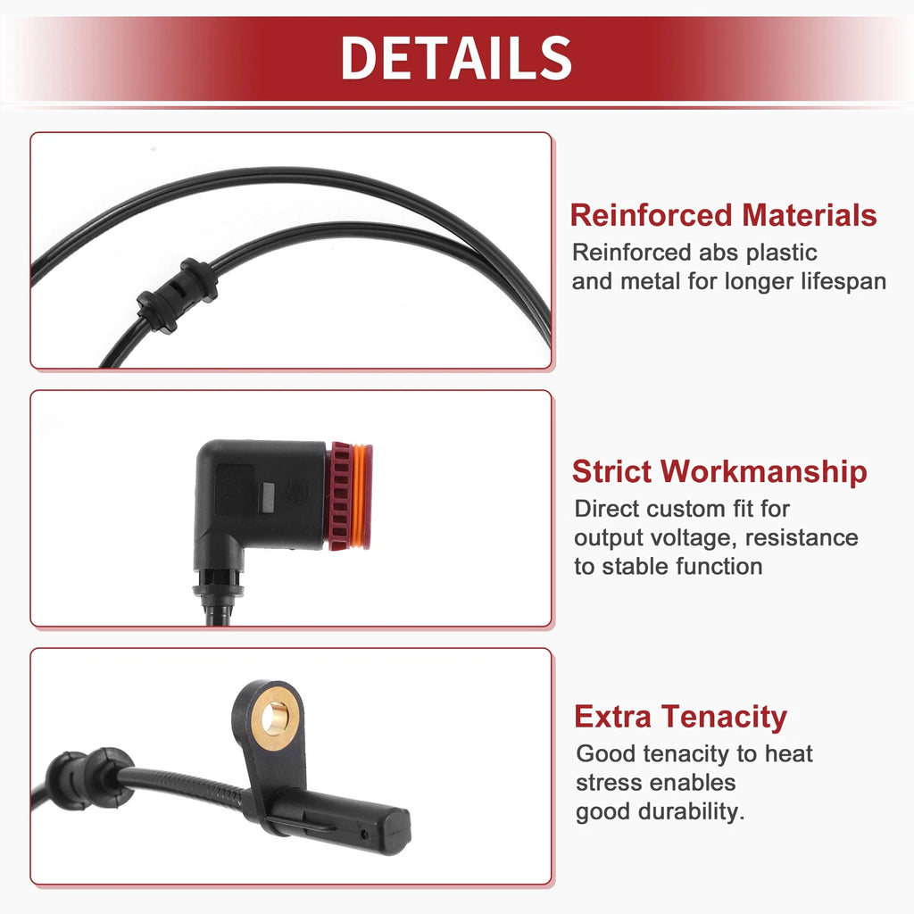ABS Wheel Speed Sensor No. 1715400217 for Mercedes-Benz SLK55 (2005–2009)