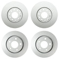 Hella Brake Rotors Kit for Audi A6 Quattro (288mm Front, 269mm Rear)