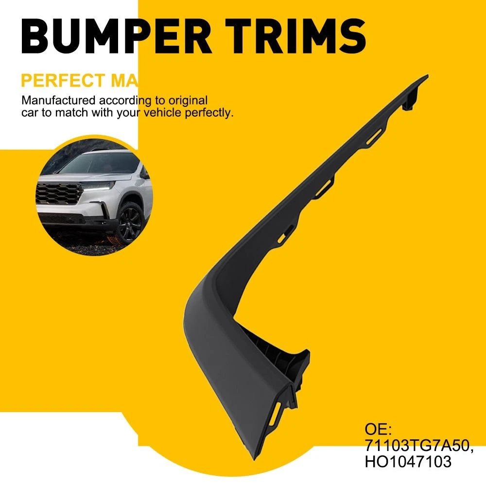 Bumper Trim Passenger Right Side for Honda Pilot (2019–2022) 71103-TG7-A50