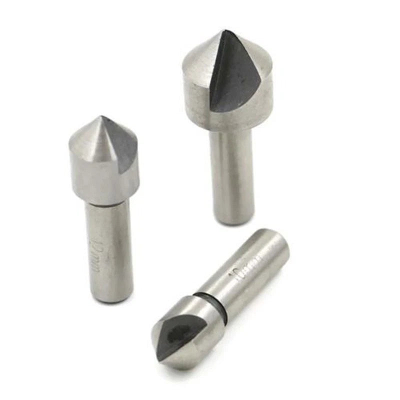 3pcs HSS Countersink Drill Bit Set for Steel Wood (10/12/16mm)