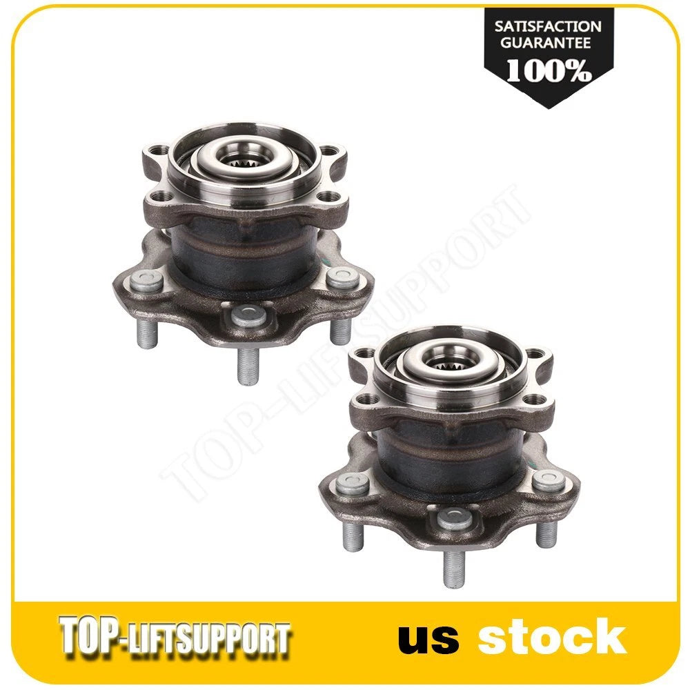 2X Rear Wheel Bearing Hub Assembly for Nissan Rogue (2008–2020) AWD