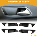 Interior Door Handle Bowl Cover Trim for Toyota RAV4 (2019–2025) Mahogany Brown