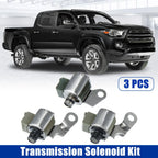 3Pcs Shift Lock Up Solenoid Kit No. 8542022080 for Toyota A340E 
