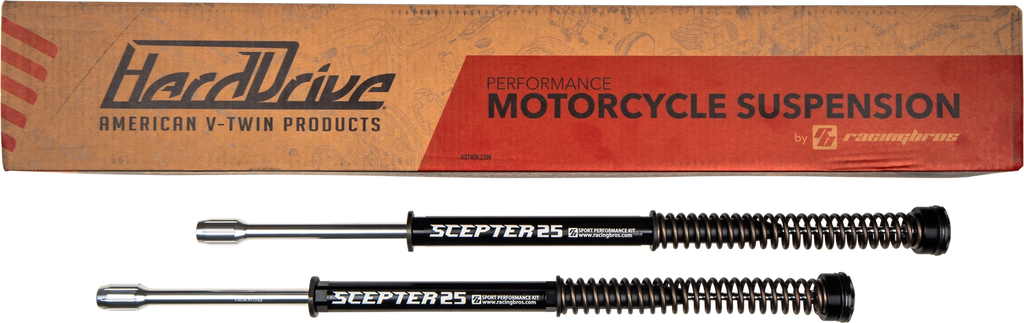 Scepter Fork Kit 25mm Cartridge for Harley Touring (2014–2017)