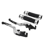 Folding Extendable Brake Clutch Levers & Handlebar Grips for Benelli BN302S