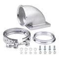 3" V Band 90 Degree Turbo Elbow Adapter Flange Clamp for T3 T4 (1980–1999)