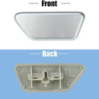 Left Headlight Washer Nozzle Cover for Mitsubishi (No. 8264A191HA) Silver Tone