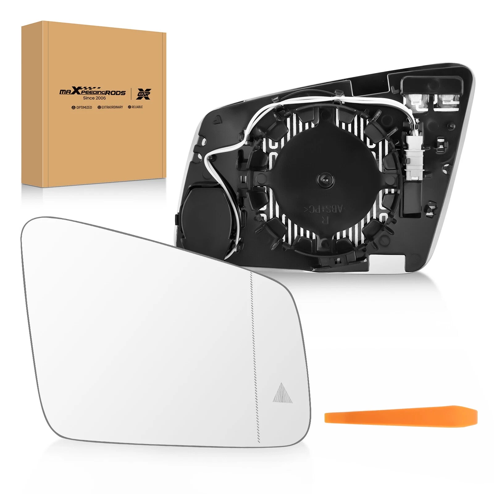 Passenger Side Mirror Glass with Heat and Blind Spot for Mercedes Benz GLA (2013–2018)