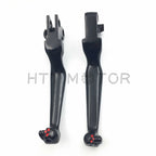 Black Skull Brake Clutch Levers for Harley Fat Boy Dyna Road King (1990–2023)