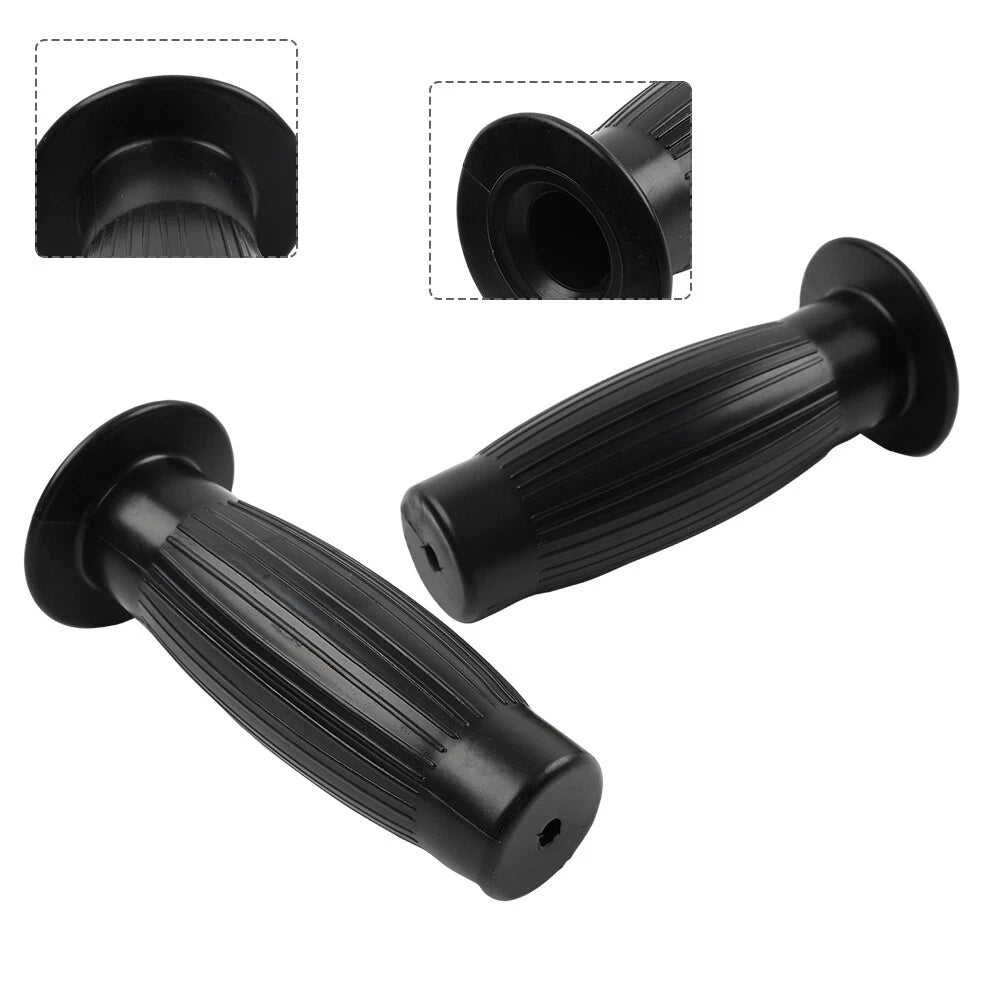 Universal 7/8" 1" Easy-Hold Hand Grips for Vintage Motorcycle (Universal)