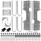 Rear 8" Drop Flip Kit for Chevy Silverado GMC Sierra C3500 (1988–2000) Steel