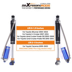 Adjustable Rear Reservoir Shocks for Toyota 4-Runner (2003–2023)