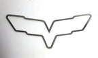 Adhesive Emblem Trim Polished Stainless Steel for 2005–2013 C6 Corvette