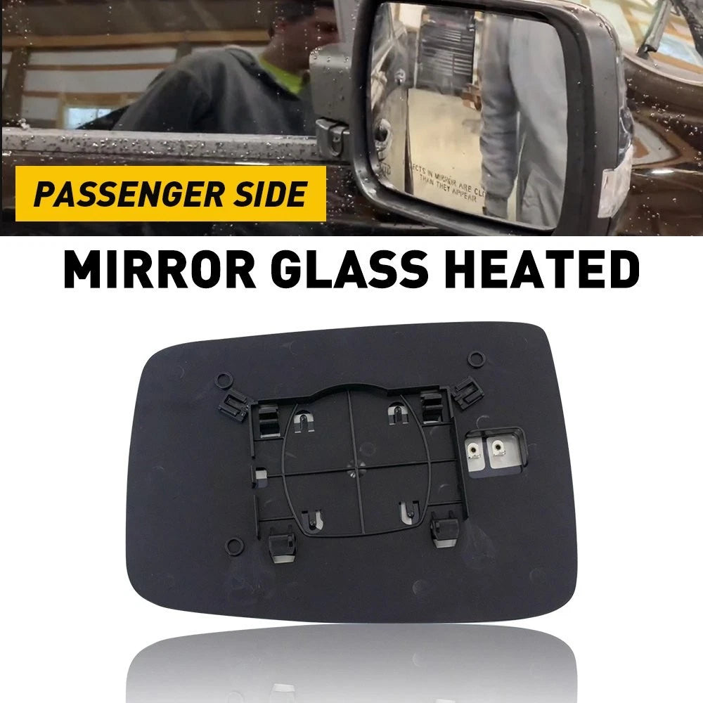Power Heated Mirror Glass RH Passenger Side for Dodge Ram 1500 2500 (2010–2019)