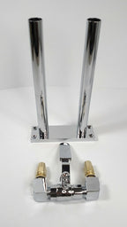 11 Inch Train Horn Stand Heavy Duty Interior Floor Mount for Chrome Hooper (—)