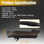 Pair LED Turn Signal Lights for Ford Fusion (2013–2020)