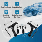 12PC Front Suspension Lower Control Arm Tie Rod for Toyota Corolla (2009–2013)