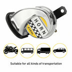 Super Loud Snail Air Train Horn for Motorcycle Car Truck Boat (ABS Plastic)