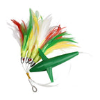 Feather Trolling Skirt Tuna Lure for Boat Fishing (2X Strong Hook Design)