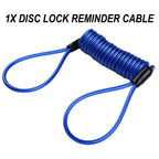 Disc Lock Reminder Cable for Motorcycle (120cm)