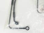 Front Lower Brake Line Kit for Harley (2011–2017) - Black Pearl