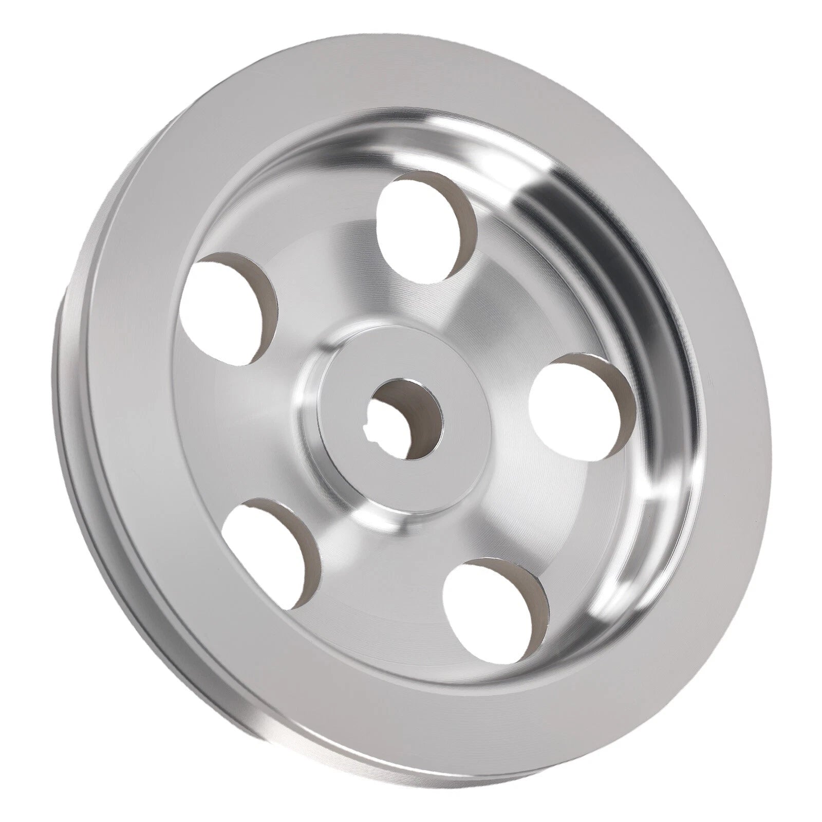 2 Groove Water Pump Crank Pulley Set for Small Block Chevy (1959–1995)