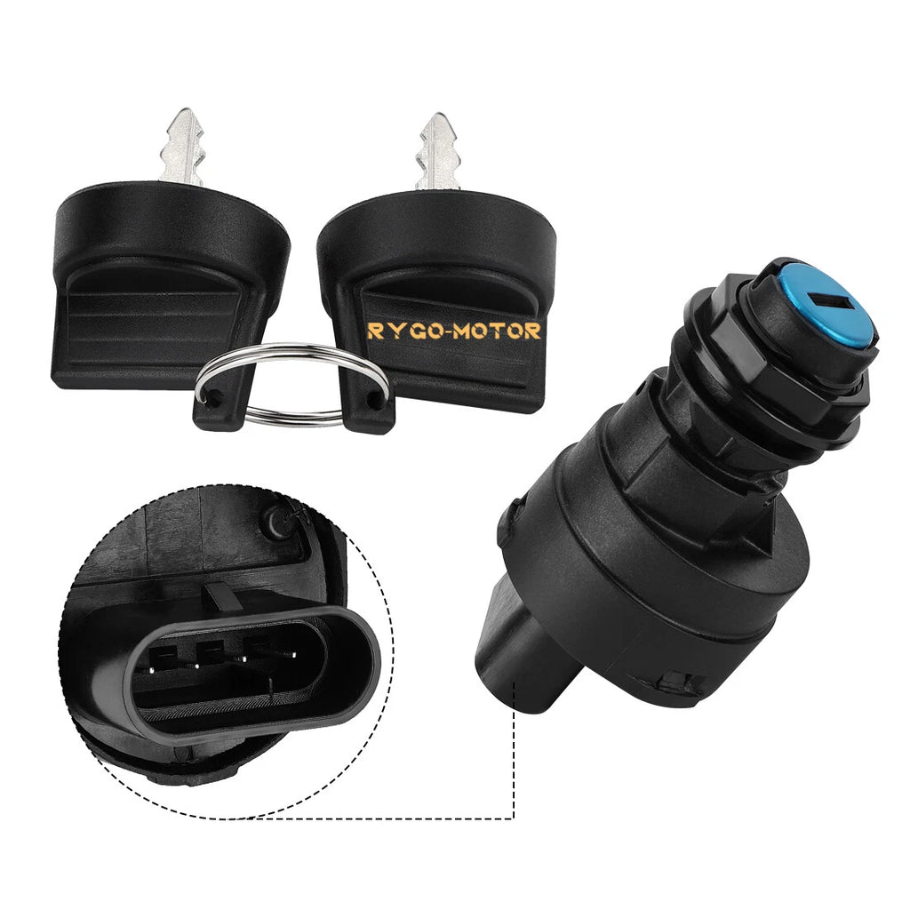 Ignition Key Switch for Polaris Sportsman 850 XP 1000 (2021–2024) 4017237 4080413