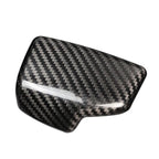 Gear Shift Knob Cover Sticker Trim for Audi A4 B9 A5 Q7 (2017–2018) Carbon Fiber RHD