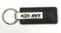 SVT Emblem Keychain Black Leather for Ford Focus 2012–2018