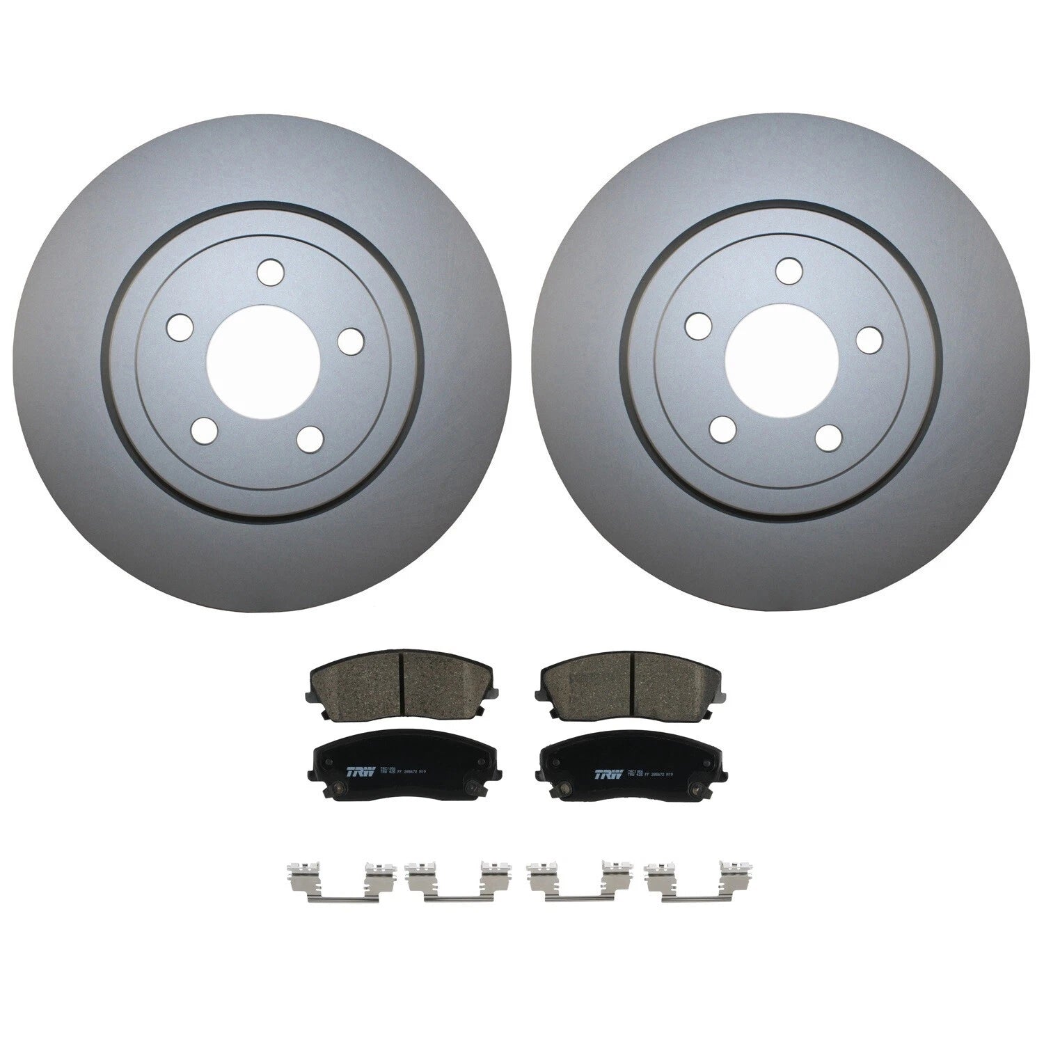 Front Brake Kit 345mm Rotors & TRW Pro Ceramic Pads for Chrysler Dodge