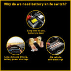 Car Battery Disconnect Switch for Top/Side Post Vehicles (YYYY–YYYY)