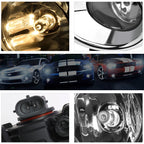 Clear Lens Front Bumper Fog Lights + Switch + Chrome Bezel for Pathfinder (2013–2016)