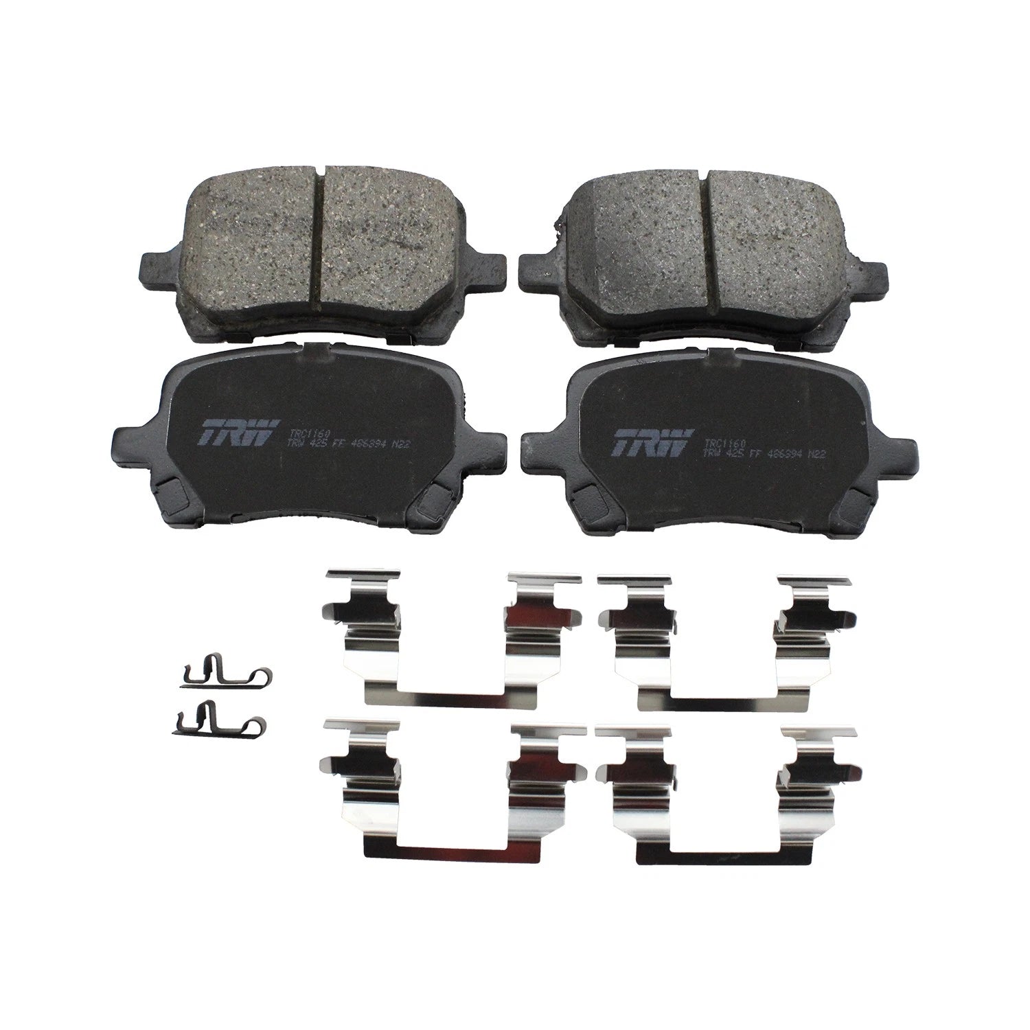 DuraGo Front Rotors & TRW Pro Ceramic Brake Pads Kit for Chevy Malibu Pontiac G6 (2008–2012)