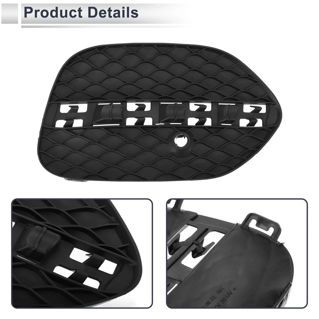 1Pc Fog Light Grill for Mercedes-Benz GLE350 (2016–2020) No.2928850622 Black