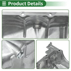 1 Pcs Engine Oil Pan No.11200RB0900 for Honda Fit Base (2009–2013) Aluminum