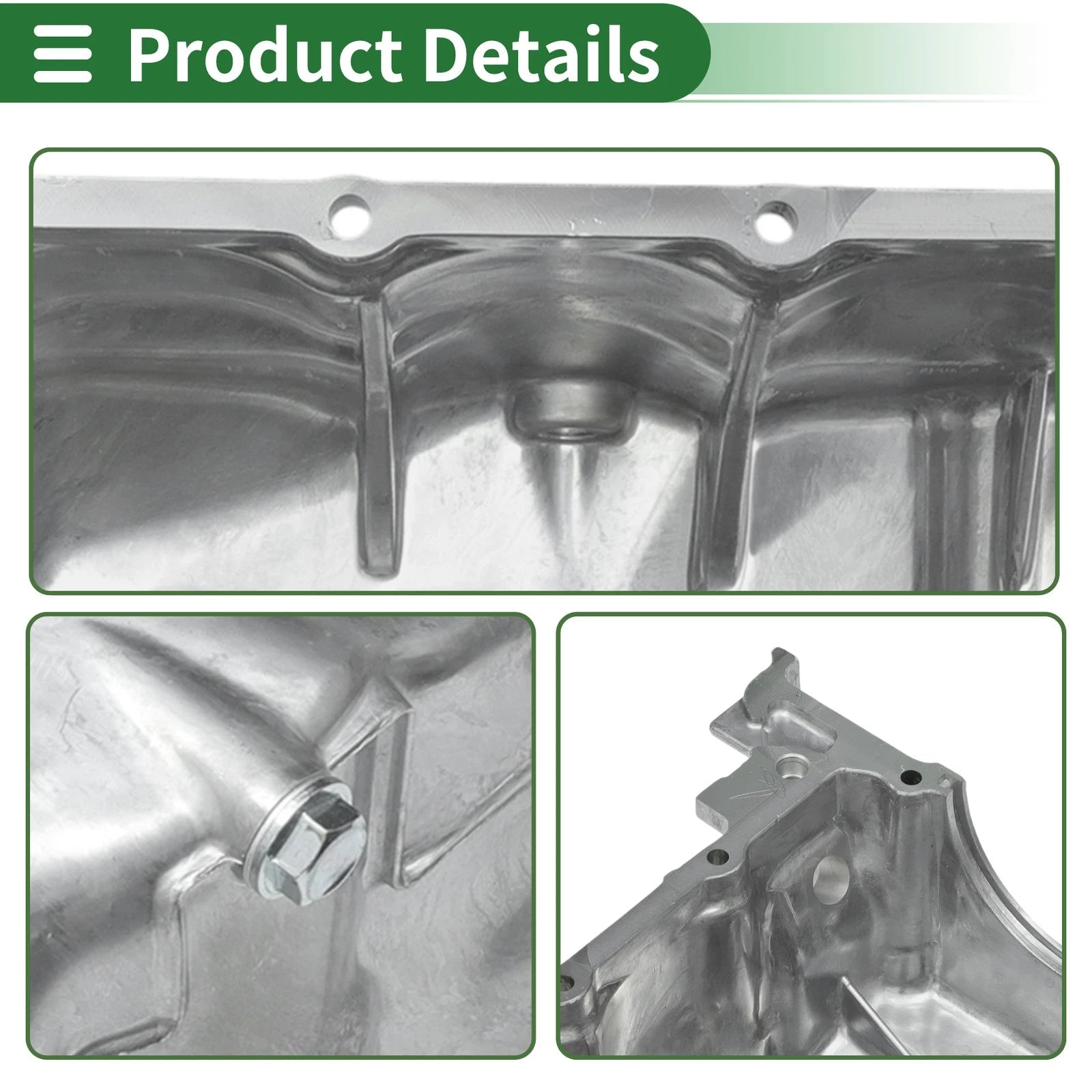 1 Pcs Engine Oil Pan No.11200RB0900 for Honda Fit Base (2009–2013) Aluminum