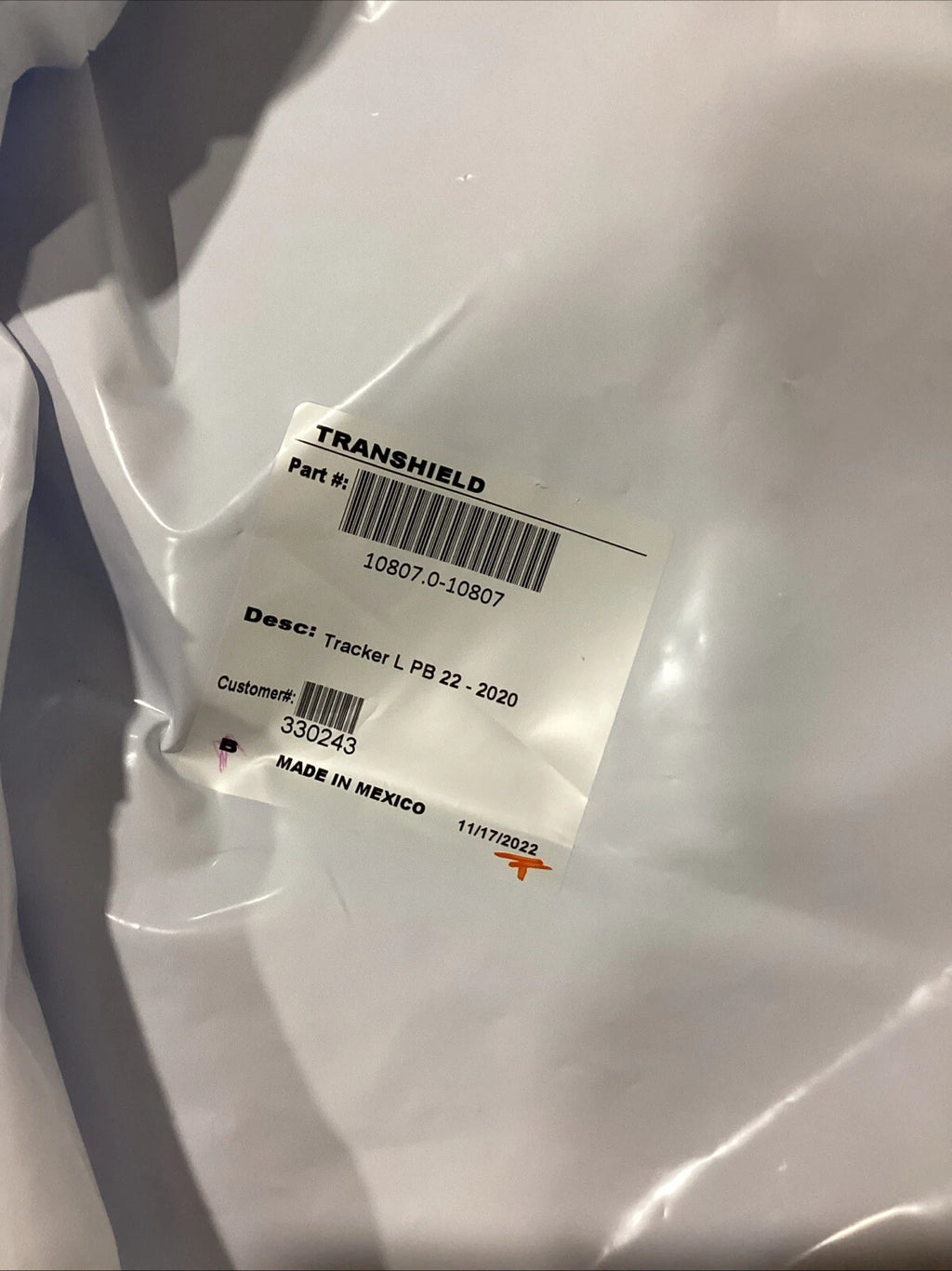 Transhield 330243 Shipping Cover for Sun Tracker Party Barge 22 (Used)