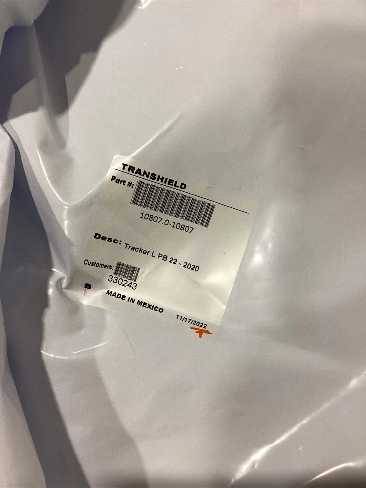 Transhield 330243 Shipping Cover for Sun Tracker Party Barge 22 (Used)